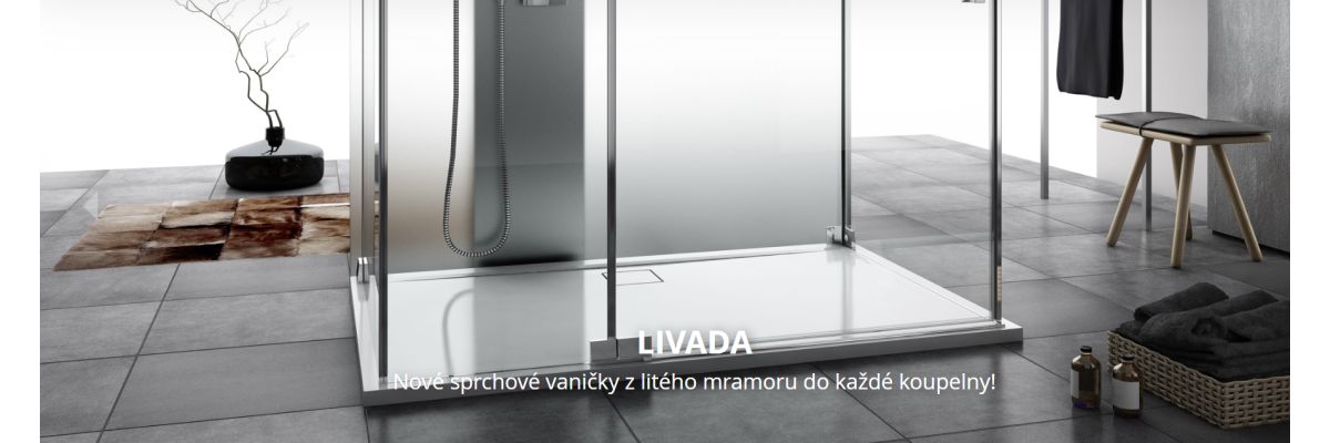 Sprchové vaničky z litého kamene